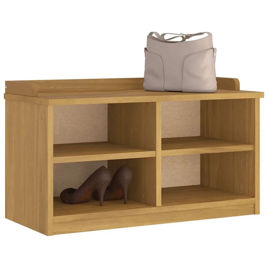 Banc de couloir SANDNES 87x40x50 cm bois de pin massif - 4