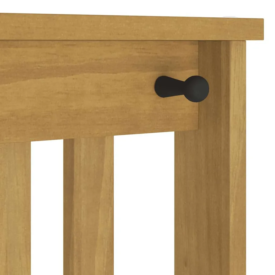Portemanteau SANDNES 45x40x159,5 cm bois massif pin - 9