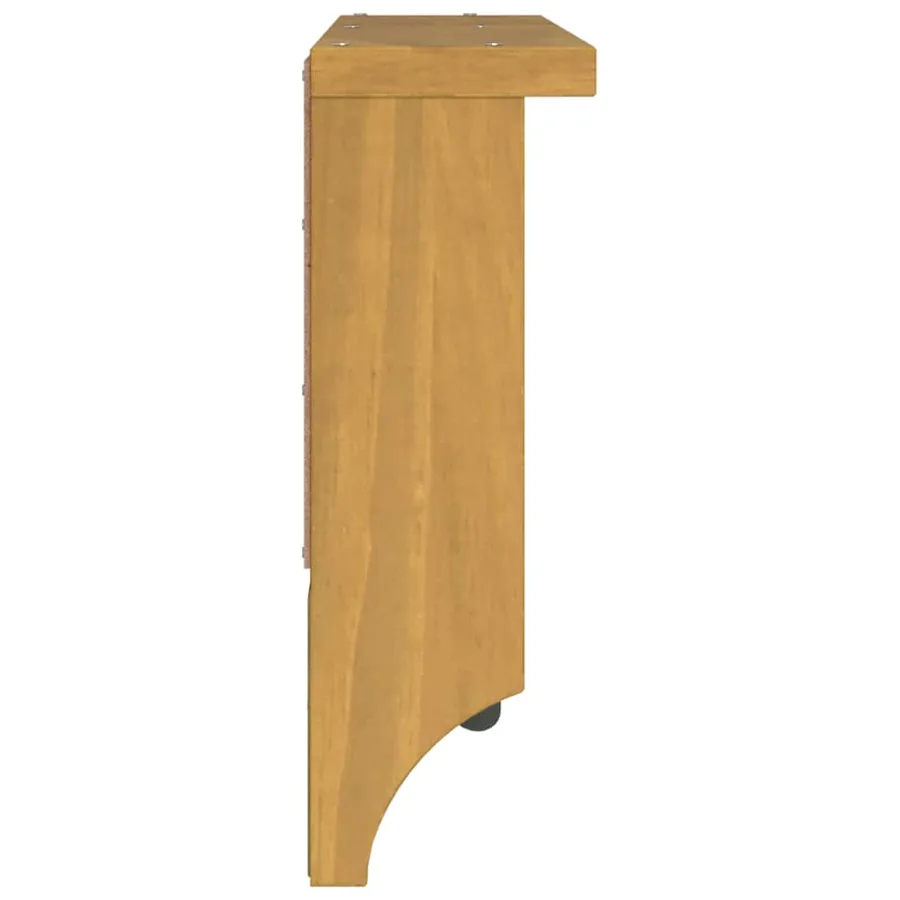 Porte-manteau mural SANDNES 87x12x35 cm bois massif pin - 6