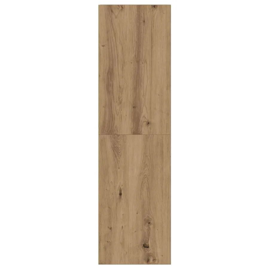 Meubles TV muraux 3 pcs chêne artisanal bois d'ingénierie - 5