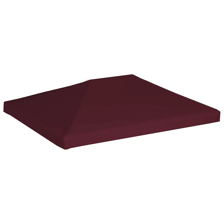 Toile supérieure de gazebo 310 g/m² 3x4 m Bordeaux - 2
