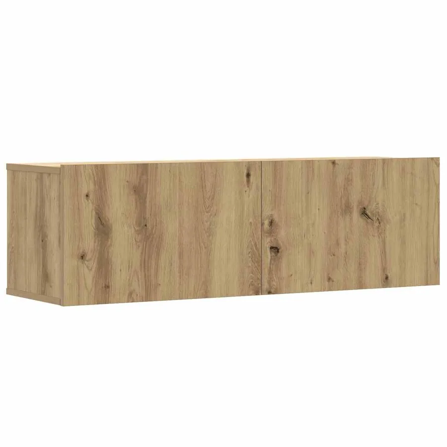 Ensemble de meuble TV mural 8 pcs chêne artisanal - 4