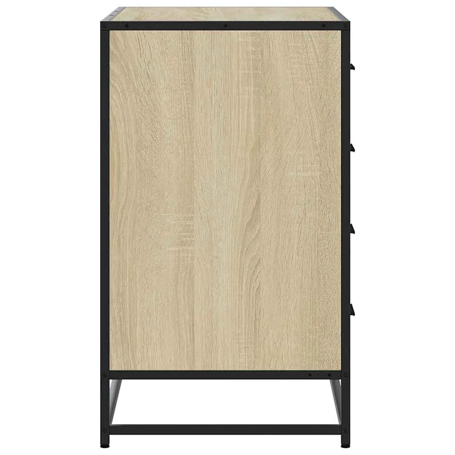Commode chêne sonoma 70x41x70 cm bois d'ingénierie - 6