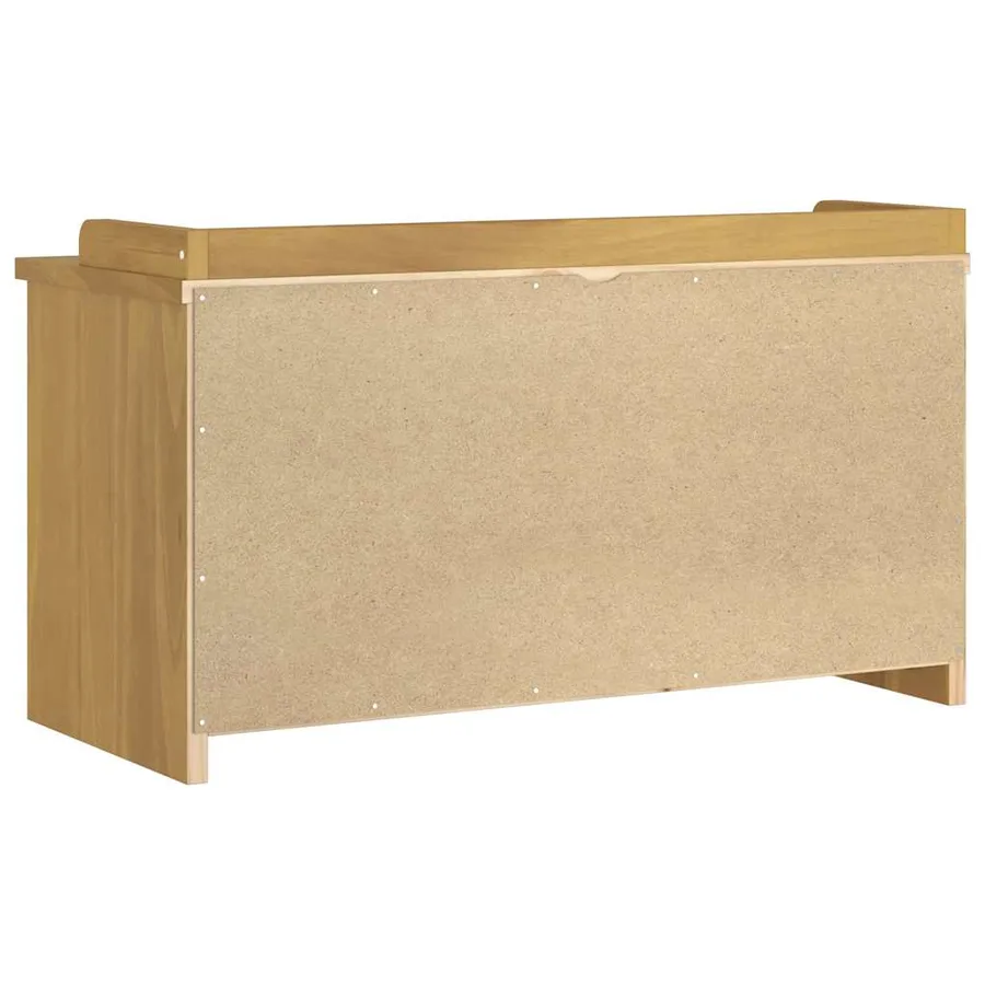 Banc de couloir SANDNES 87x40x50 cm bois de pin massif - 8