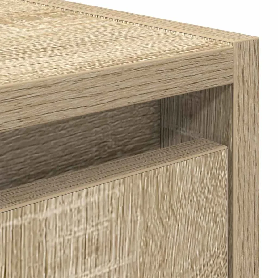 Table de chevet murale chêne sonoma 38x34x40 cm - 10