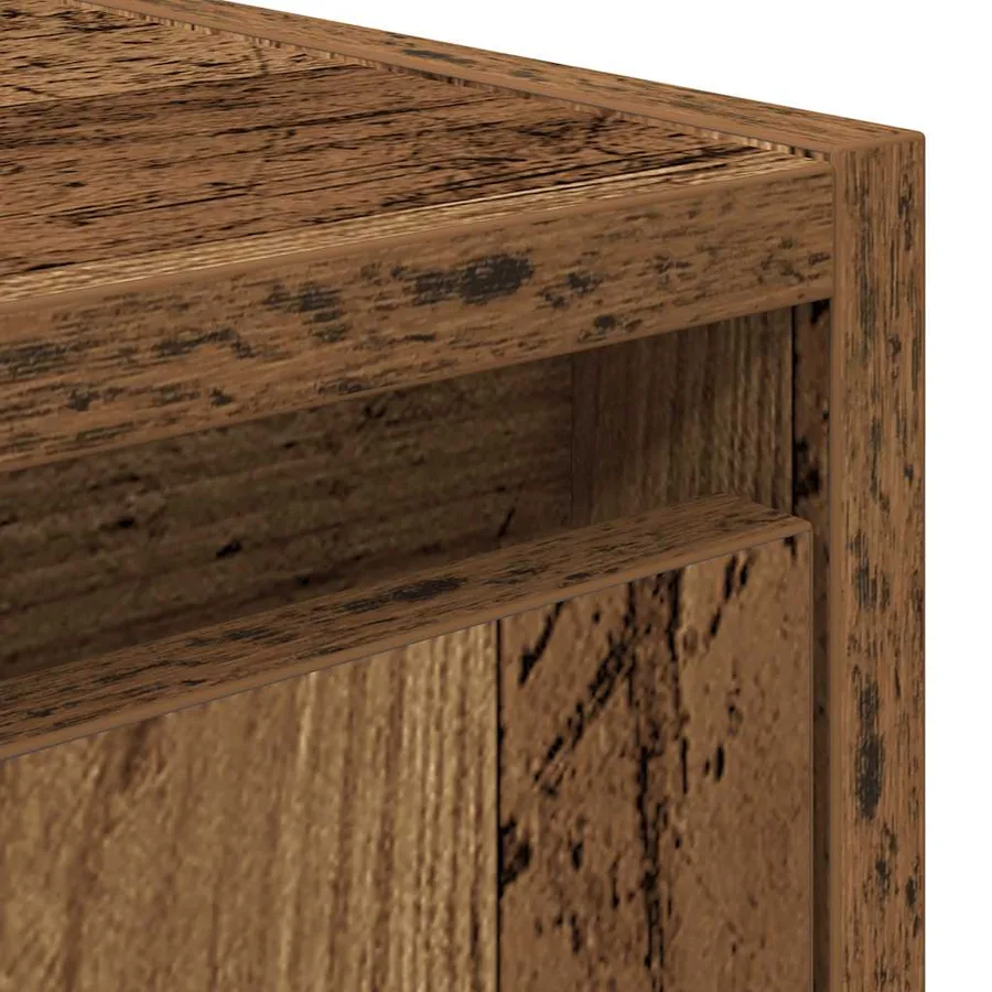 Tables de chevet murales 2 pcs vieux bois 38x34x40 cm - 11