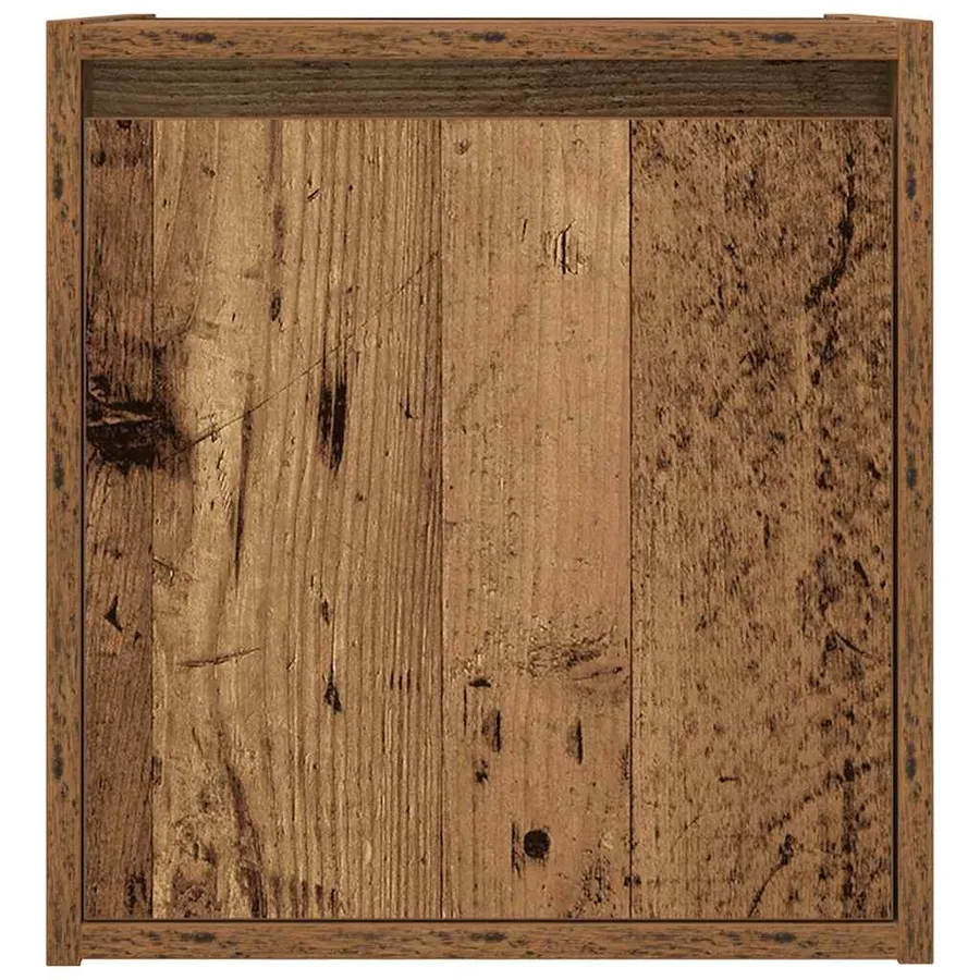 Tables de chevet murales 2 pcs vieux bois 38x34x40 cm - 7