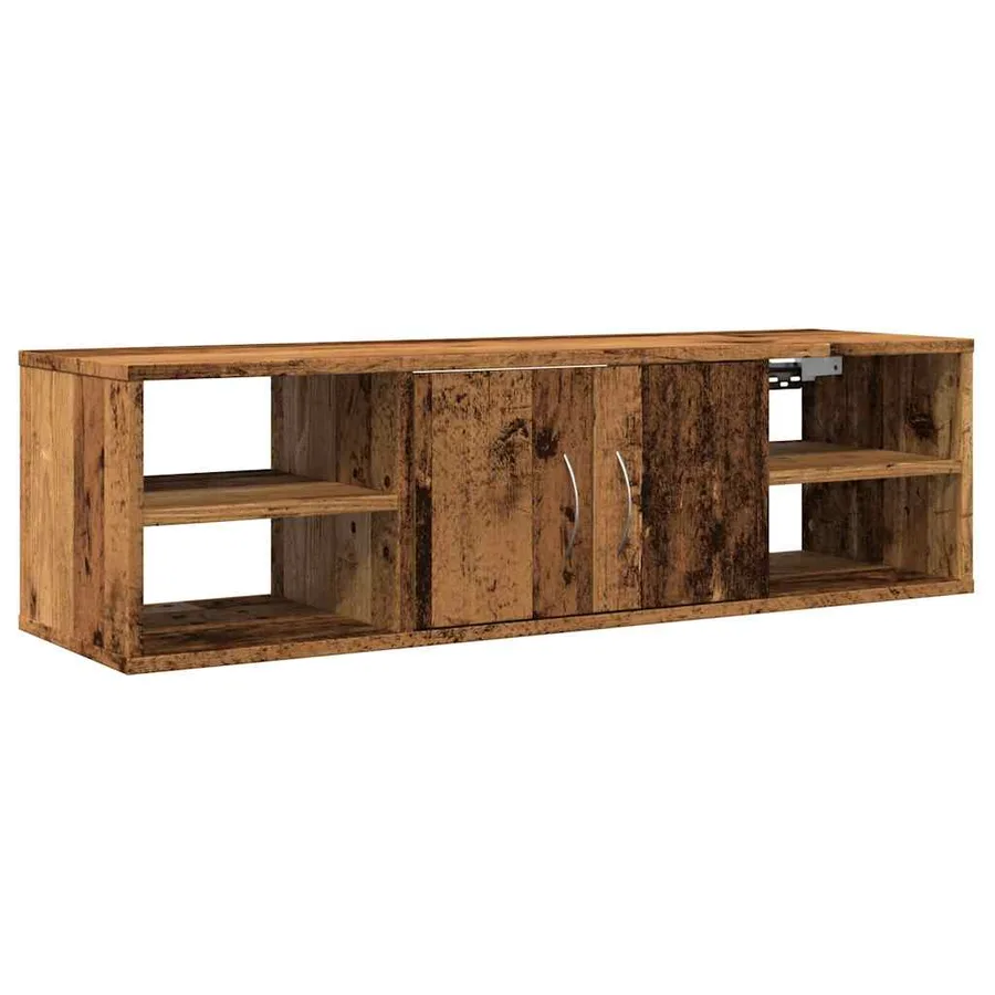 Armoire murale vieux bois 101x30x29 cm bois d'ingénierie - 2