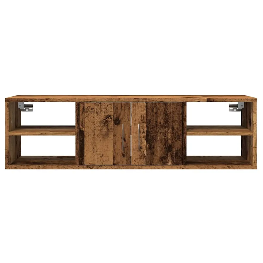 Armoire murale vieux bois 101x30x29 cm bois d'ingénierie - 4