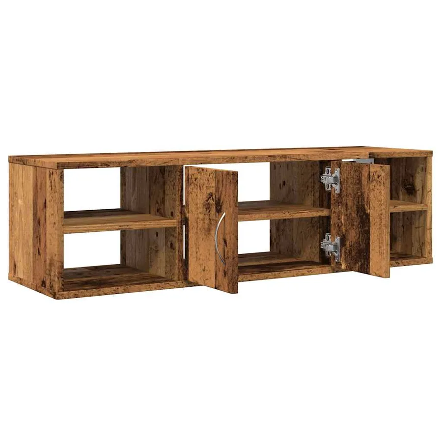 Armoire murale vieux bois 101x30x29 cm bois d'ingénierie - 9