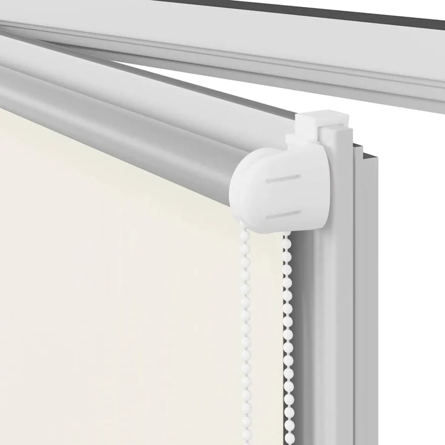Store enrouleur occultant blanc cassé 45x175cm largeur du tissu - 12
