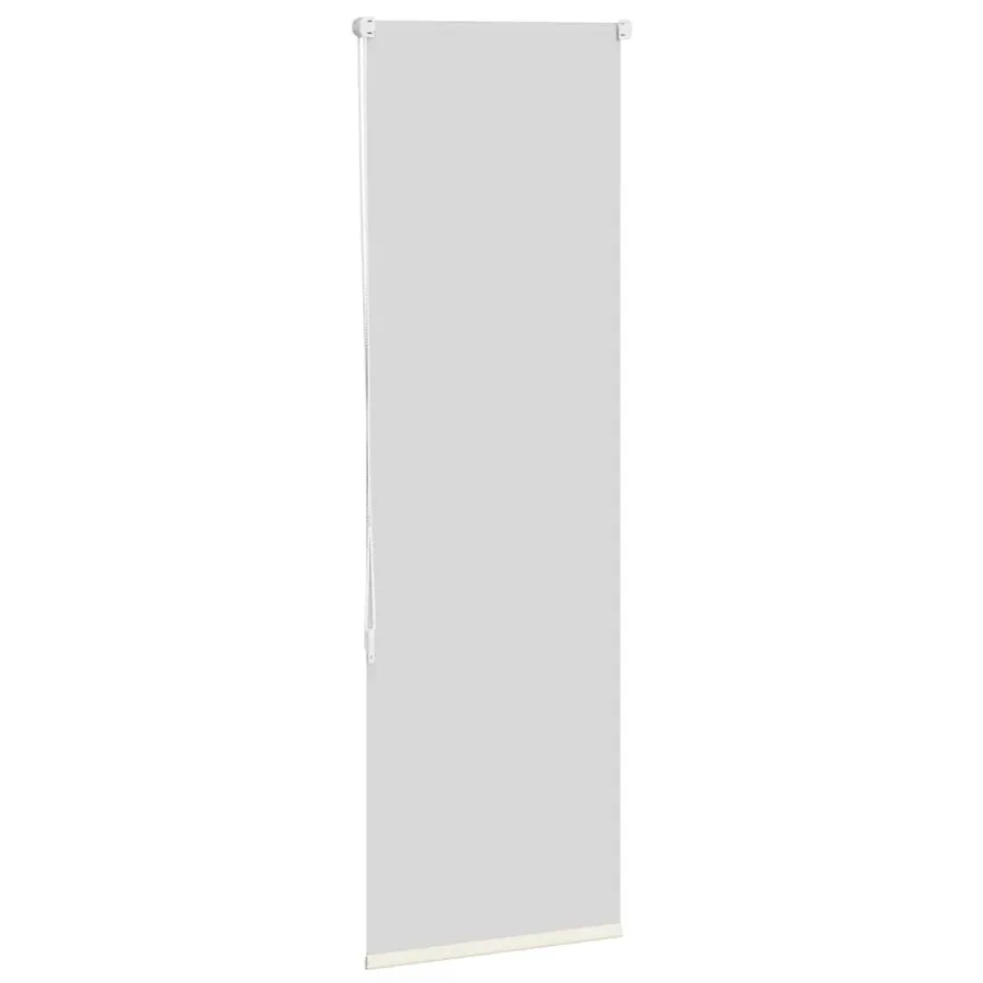 Store enrouleur occultant blanc cassé 45x175cm largeur du tissu - 4