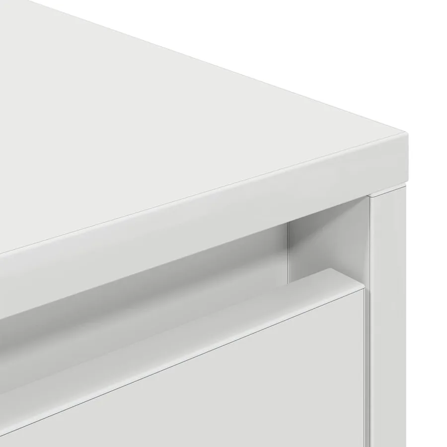 Meuble TV avec lumières LED blanc 193,5x41x50 cm - 10