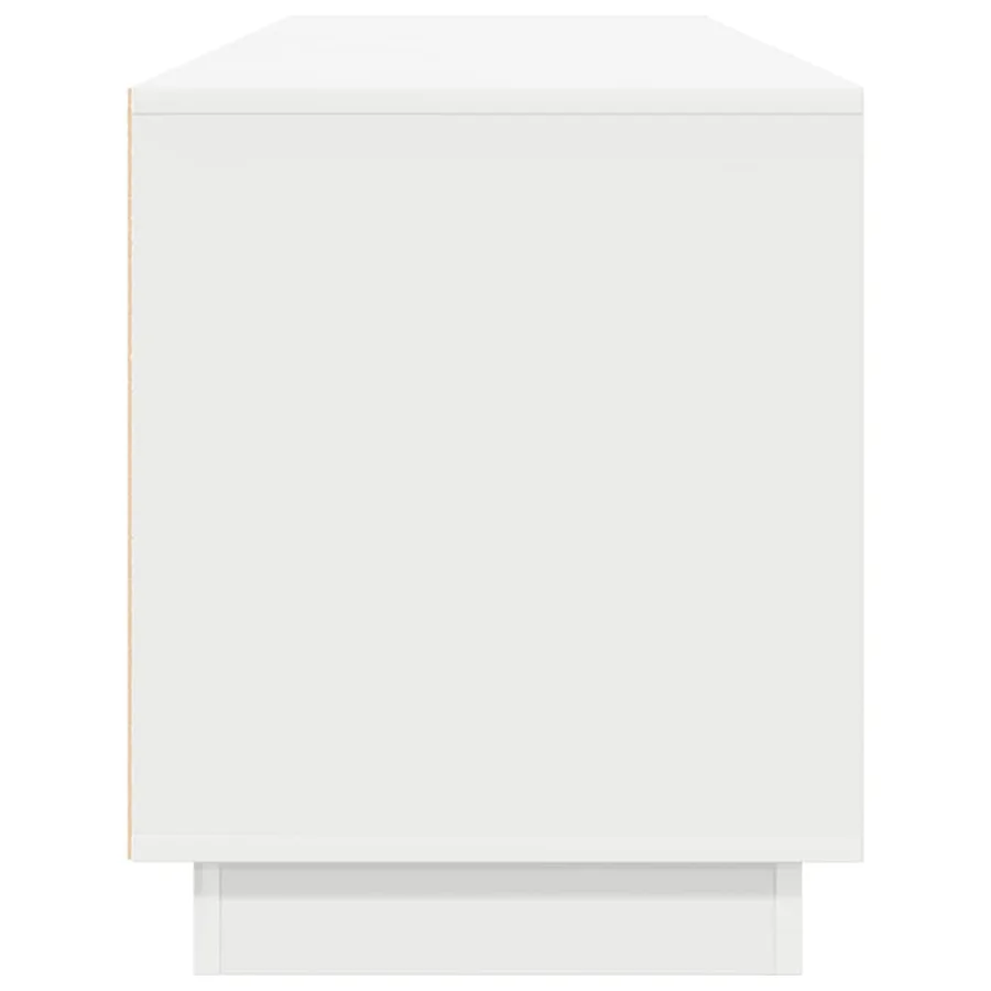 Meuble TV avec lumières LED blanc 193,5x41x50 cm - 8