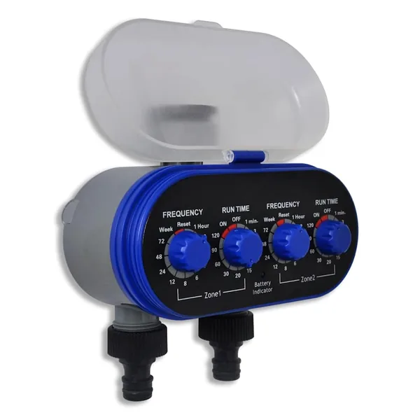 Minuterie d'arrosage automatique électronique de jardin Double sortie