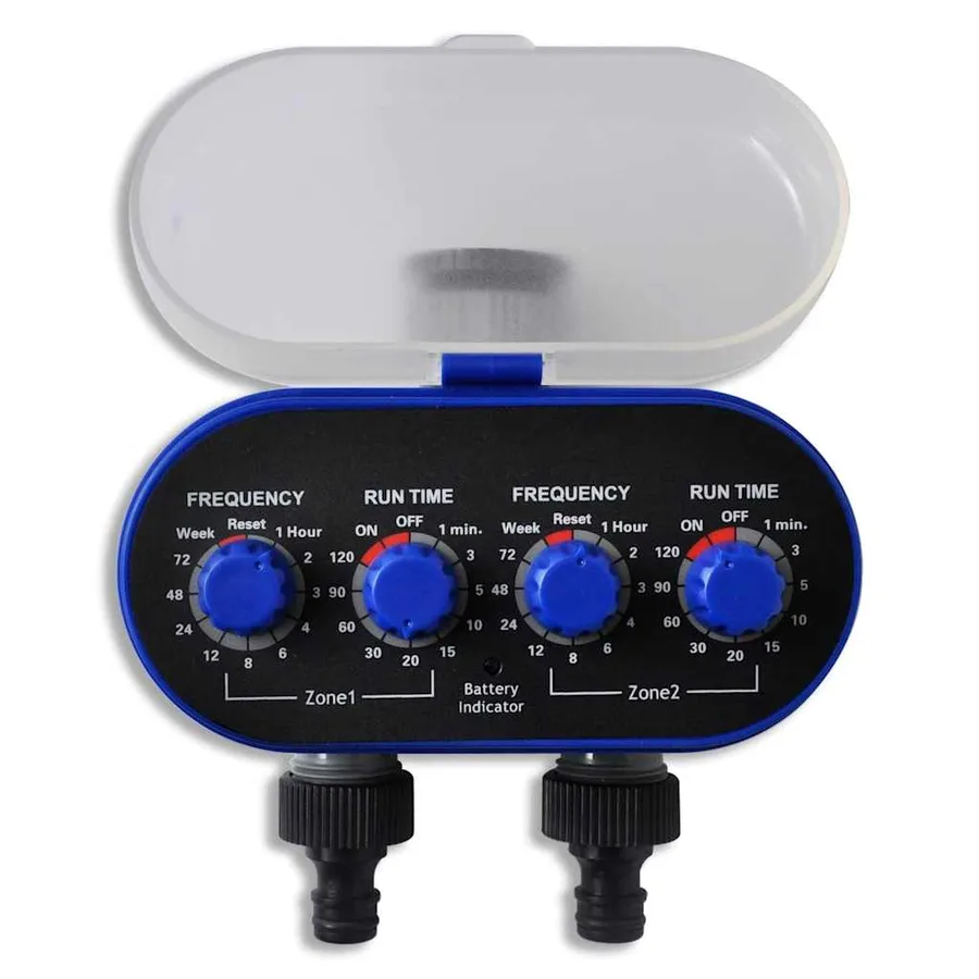 Minuterie d'arrosage automatique électronique de jardin Double sortie - 4