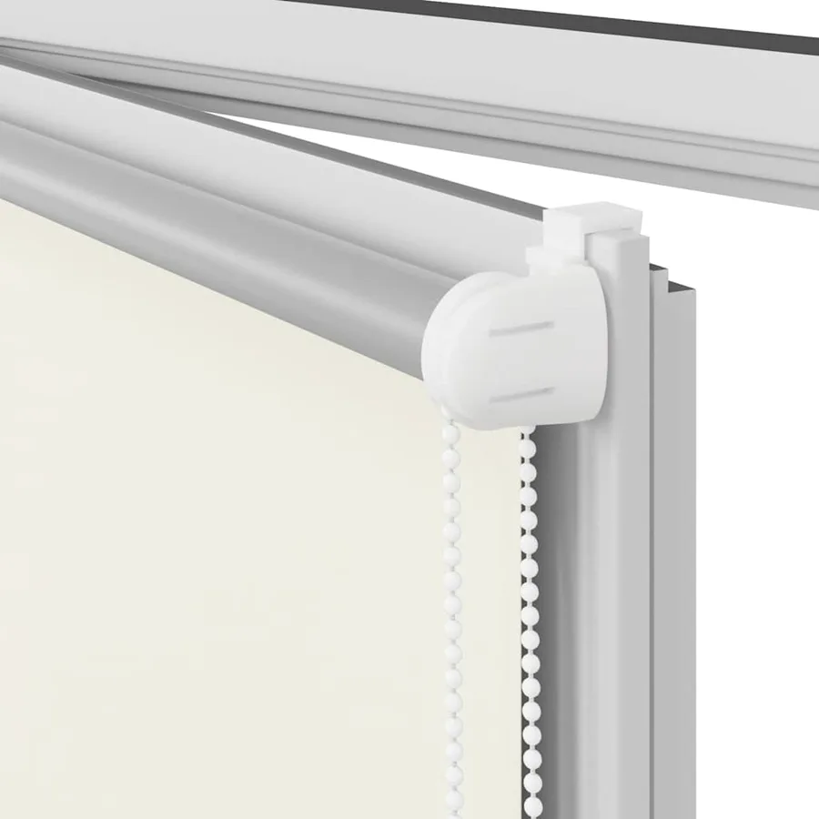 Store enrouleur occultant blanc cassé largeur du tissu 65,7 cm - 12