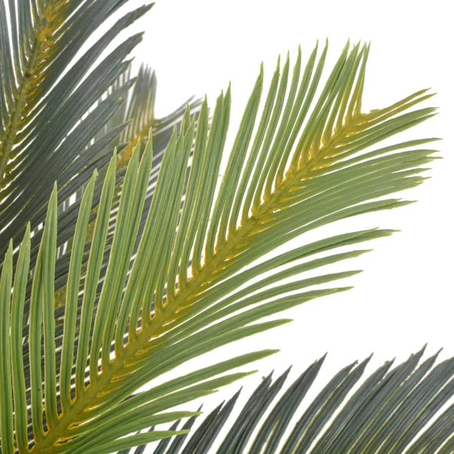 Plante artificielle avec pot Palmier Cycas Vert 90 cm - 2
