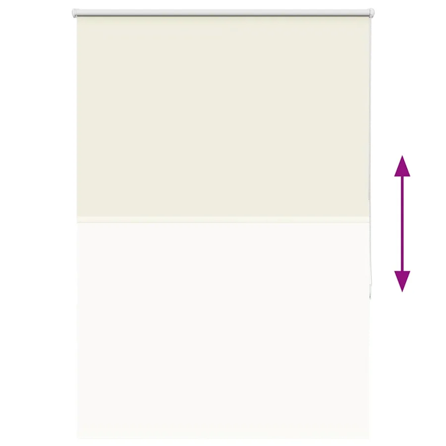 Store enrouleur occultant blanc cassé largeur du tissu 100,7 cm - 5