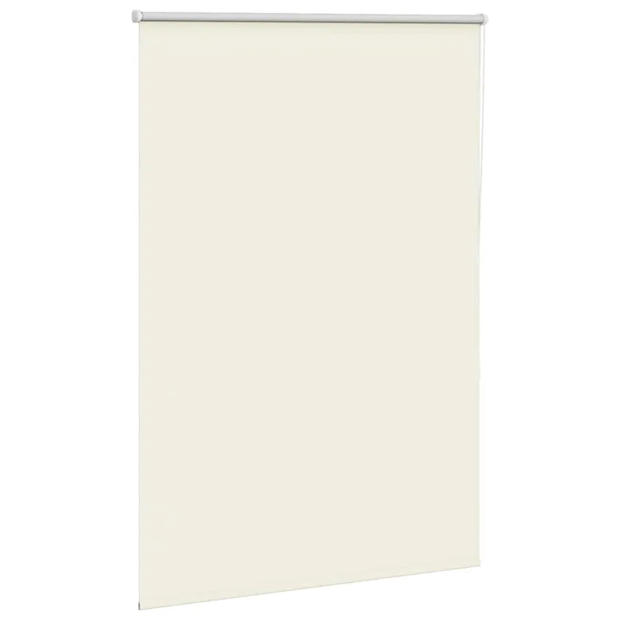 Store enrouleur occultant blanc cassé 90x130cm largeur du tissu - 3