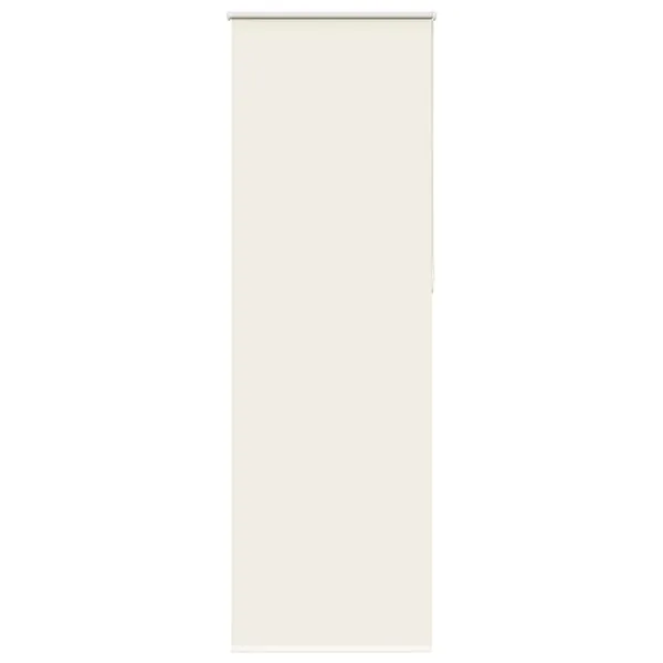 Store enrouleur occultant blanc cassé 80x210cm largeur du tissu