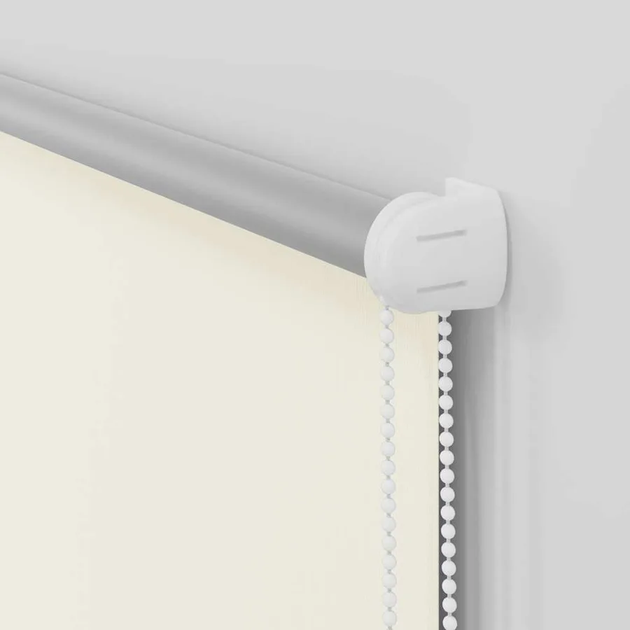 Store enrouleur occultant blanc cassé 80x210cm largeur du tissu - 11