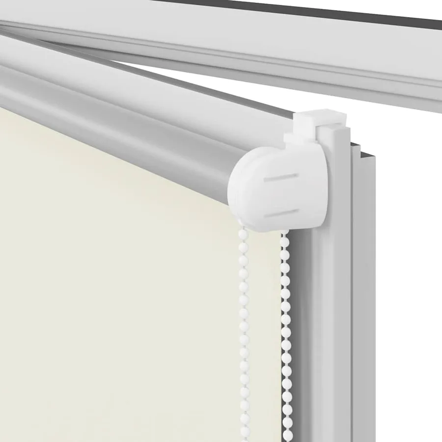 Store enrouleur occultant blanc cassé 80x210cm largeur du tissu - 12