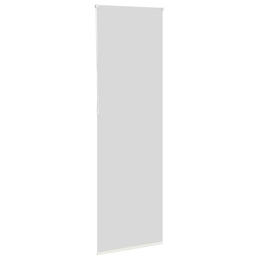 Store enrouleur occultant blanc cassé 80x210cm largeur du tissu - 4