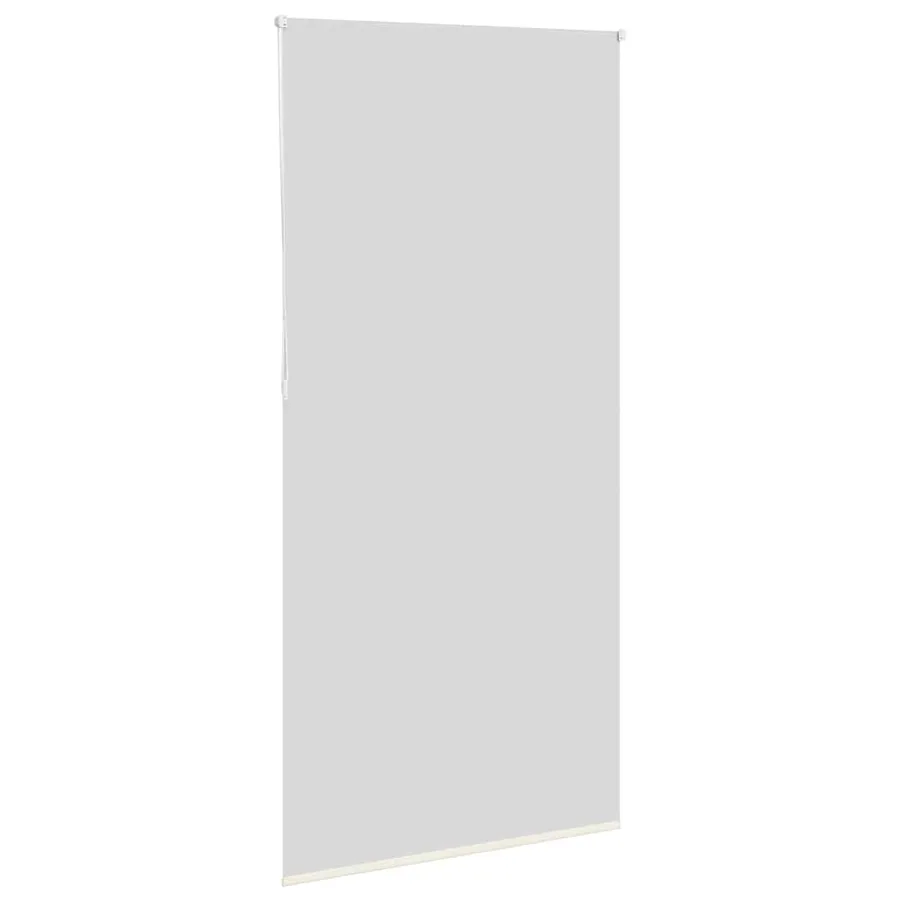 Store enrouleur occultant blanc cassé 100x230 cm largeur tissu - 4