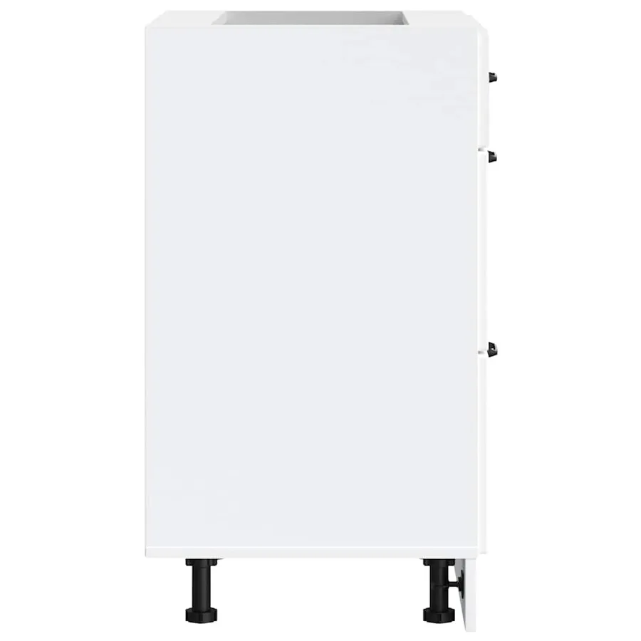 Armoire de cuisine Kalmar blanc bois d'ingénierie - 6