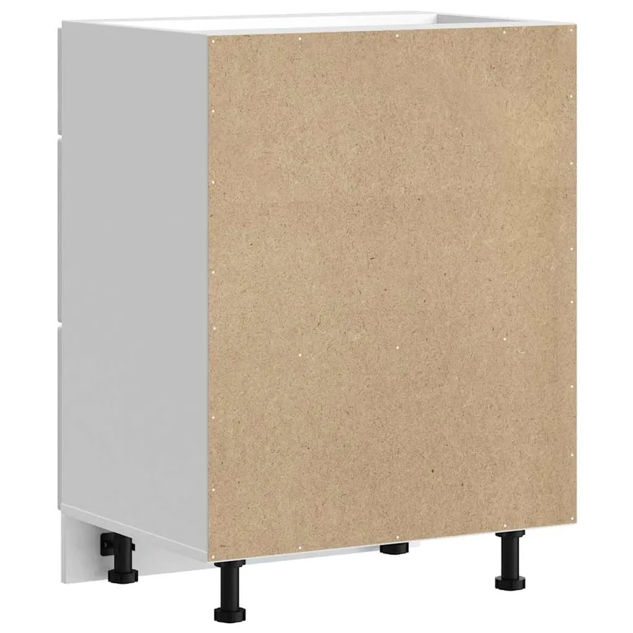 Armoire de cuisine Kalmar blanc bois d'ingénierie - 7