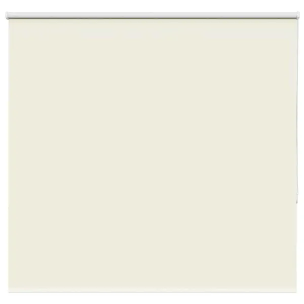 Store enrouleur occultant blanc cassé 165x150 cm largeur tissu