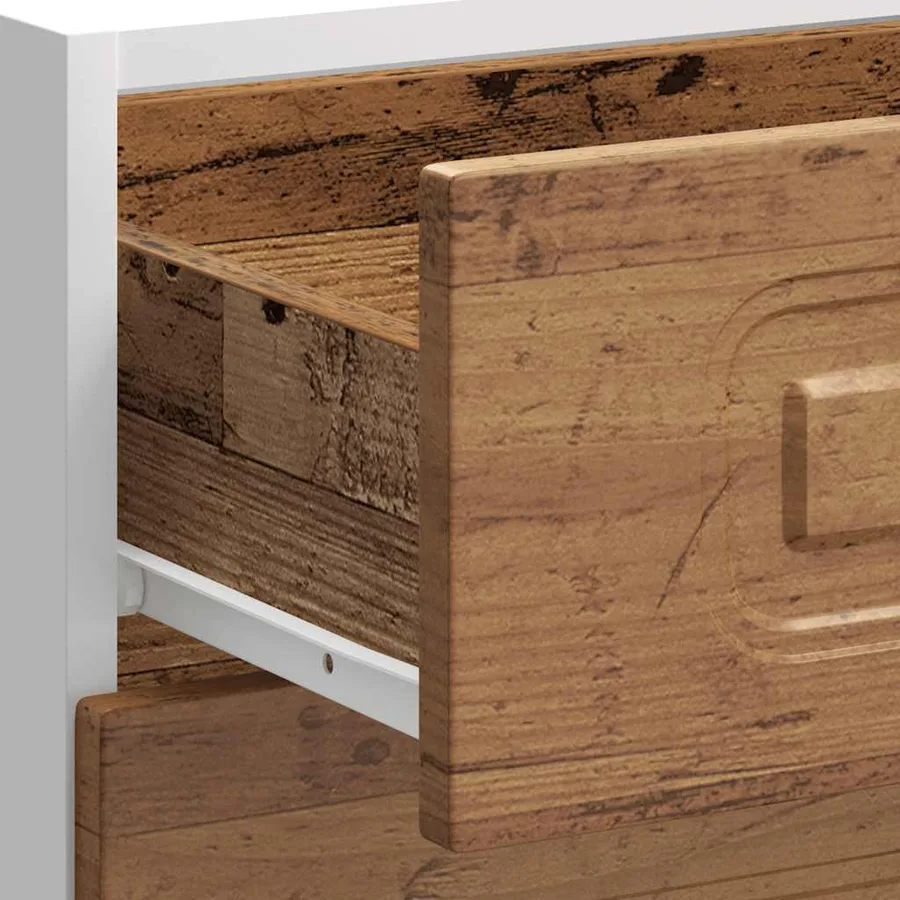 Armoire de cuisine Kalmar vieux bois bois d'ingénierie - 9