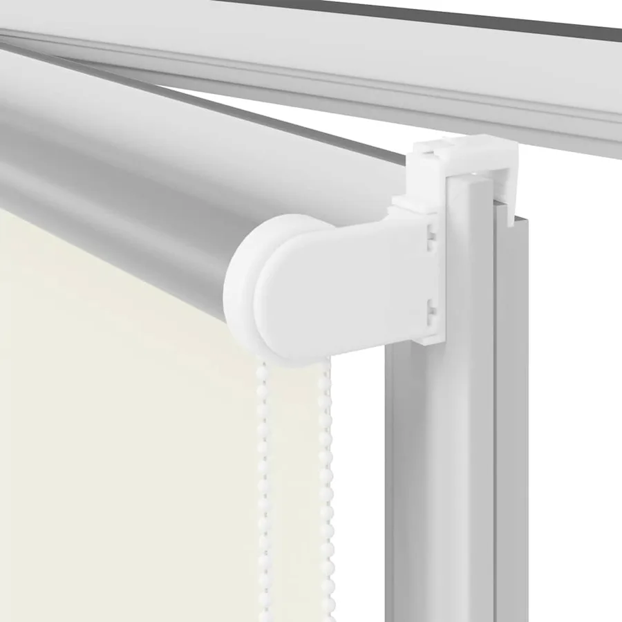 Store enrouleur occultant blanc cassé largeur du tissu 161,6 cm - 12