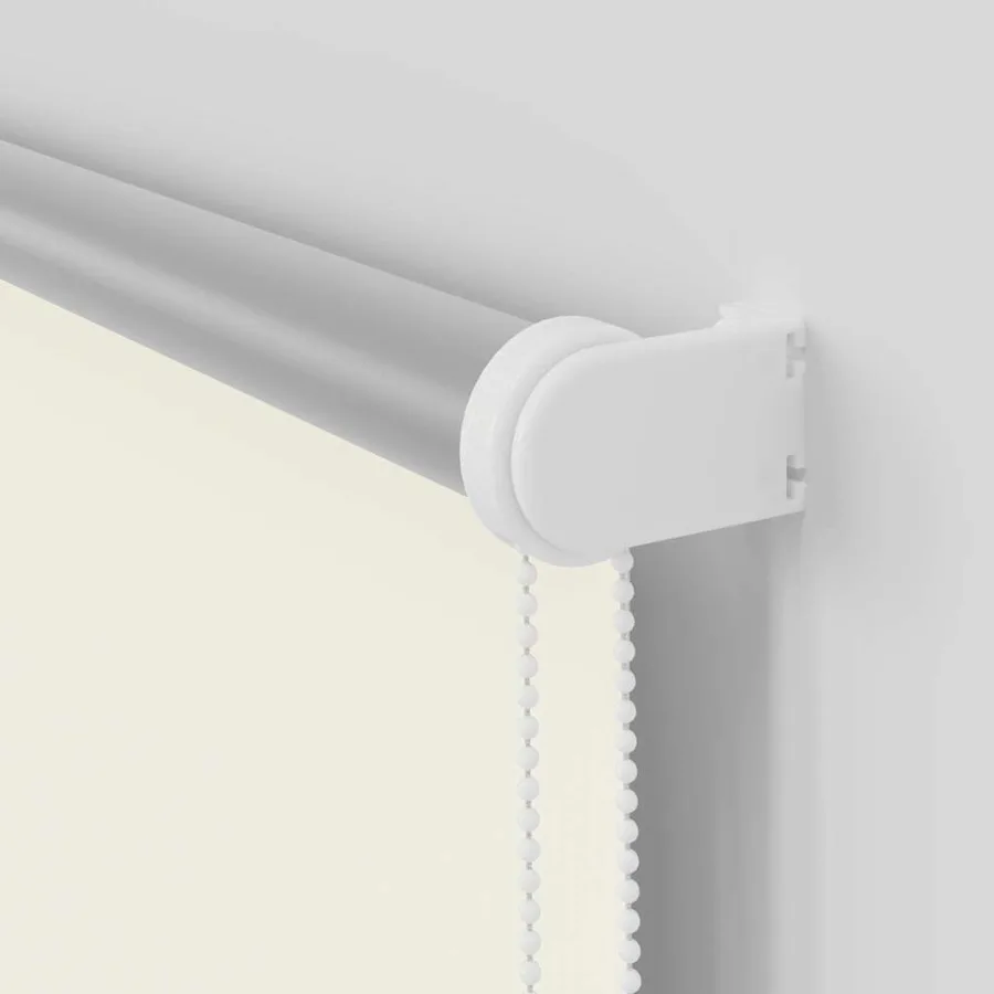 Store enrouleur occultant blanc cassé 130x175 cm largeur tissu - 11