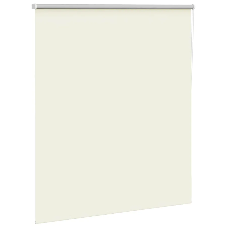 Store enrouleur occultant blanc cassé 130x175 cm largeur tissu - 3