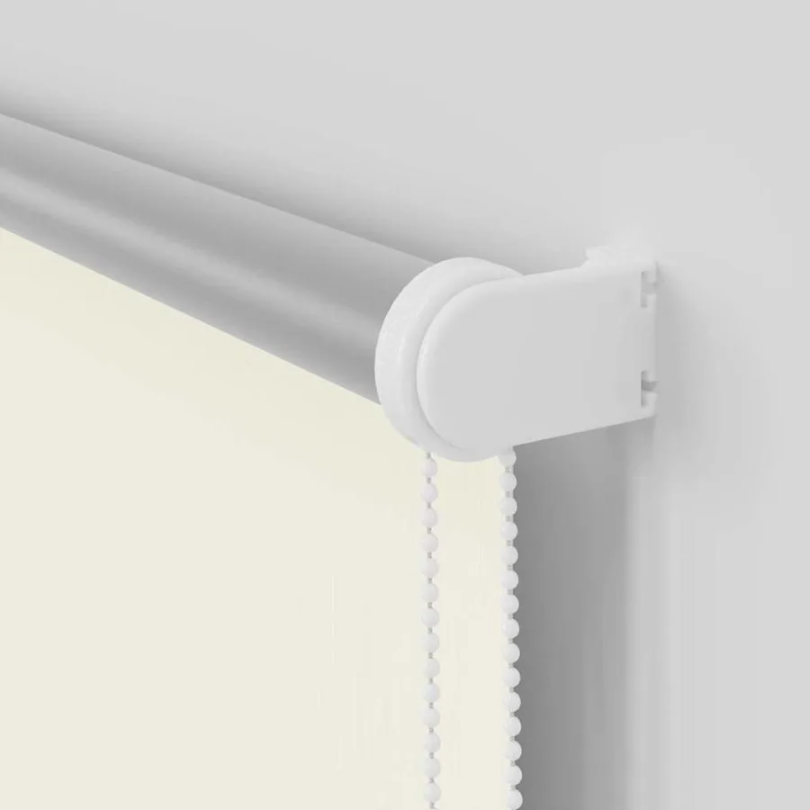 Store enrouleur occultant blanc cassé 125x210 cm largeur tissu - 11