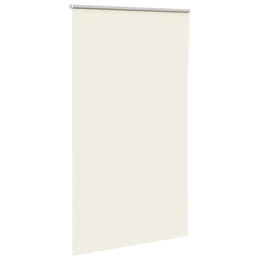 Store enrouleur occultant blanc cassé 125x210 cm largeur tissu - 3