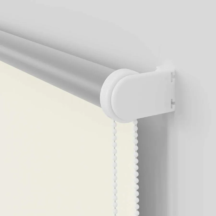 Store enrouleur occultant blanc cassé 135x210 cm largeur tissu - 11