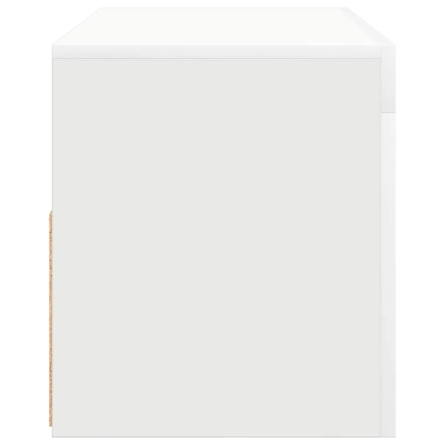 Meuble TV avec lumières LED blanc 90x35x40 cm - 10