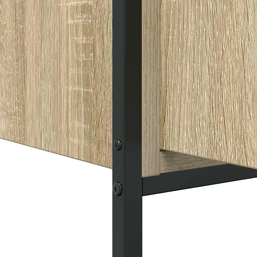 Meuble de salle de bain lavabo chêne sonoma 60x34,5x60 cm - 12