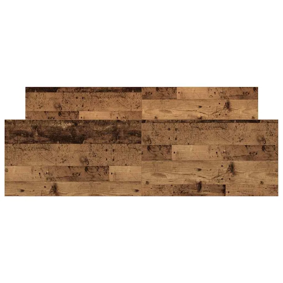 Cadre de lit sans matelas vieux bois 140x190 cm bois ingénierie - 5