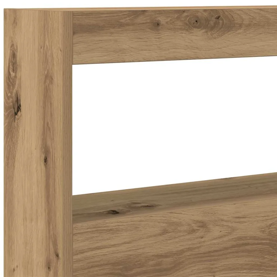 Armoire tête de lit avec LED chêne artisanal 100x17x102 cm - 10