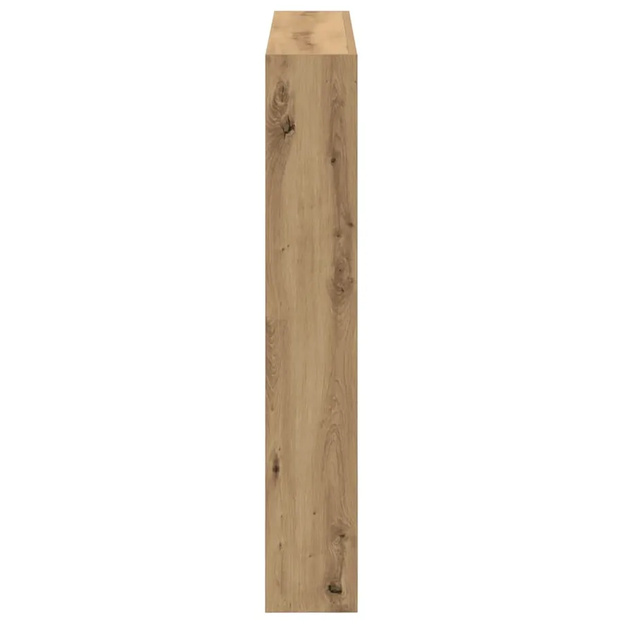 Armoire tête de lit avec LED chêne artisanal 100x17x102 cm - 8