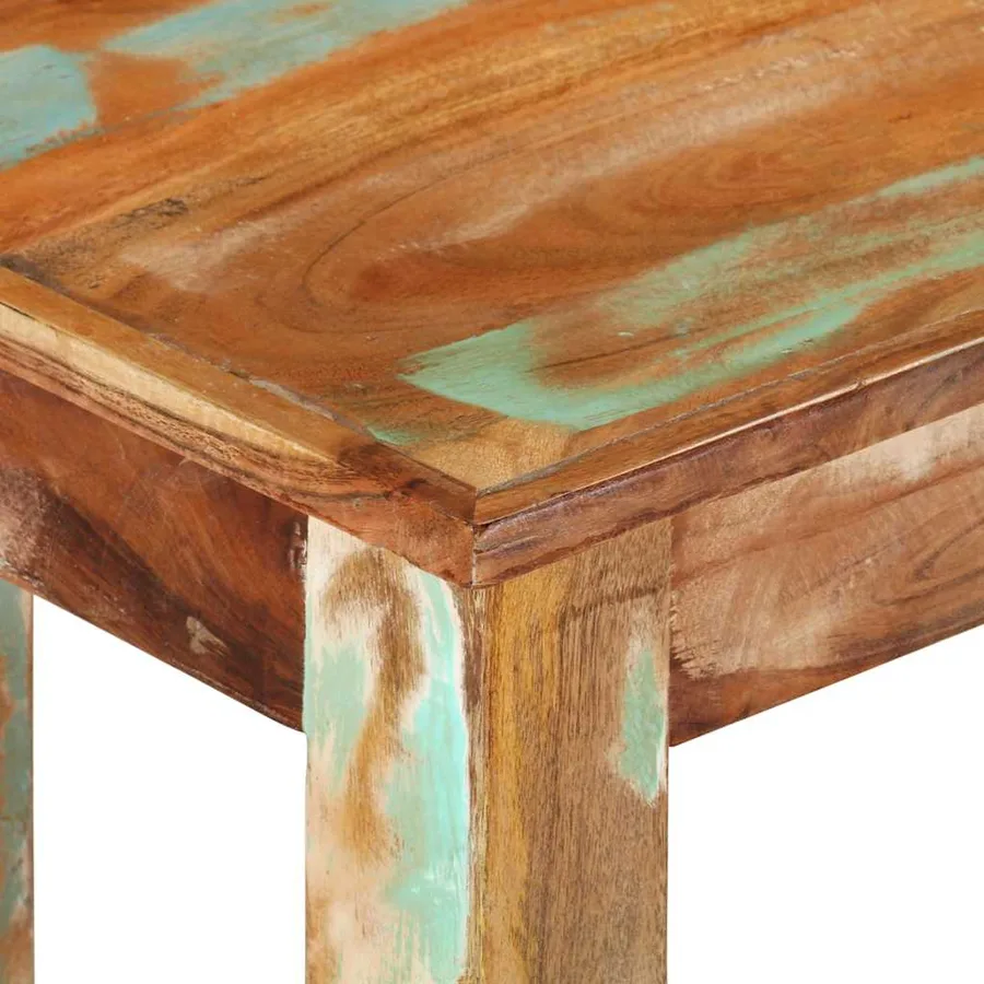 Banc 160x35x46 cm bois de récupération massif - 4