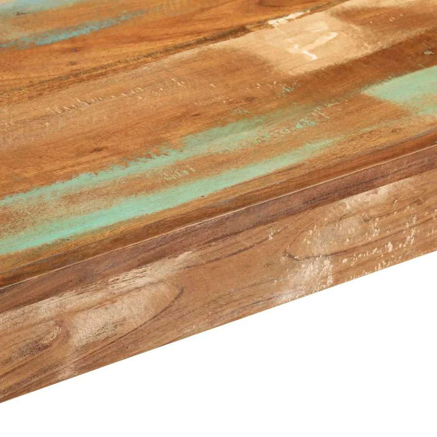 Banc 160x35x46 cm bois de récupération massif - 5