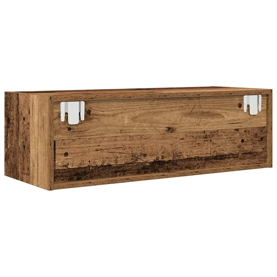 Meubles TV 2 pcs vieux bois 80x31x25,5 cm bois d'ingénierie - 7
