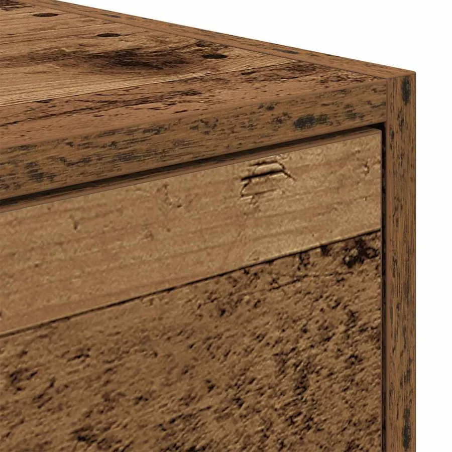 Meubles TV 2 pcs vieux bois 80x31x25,5 cm bois d'ingénierie - 9