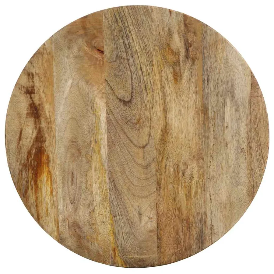 Table d'appoint Ø37x45 cm bois de manguier massif - 4