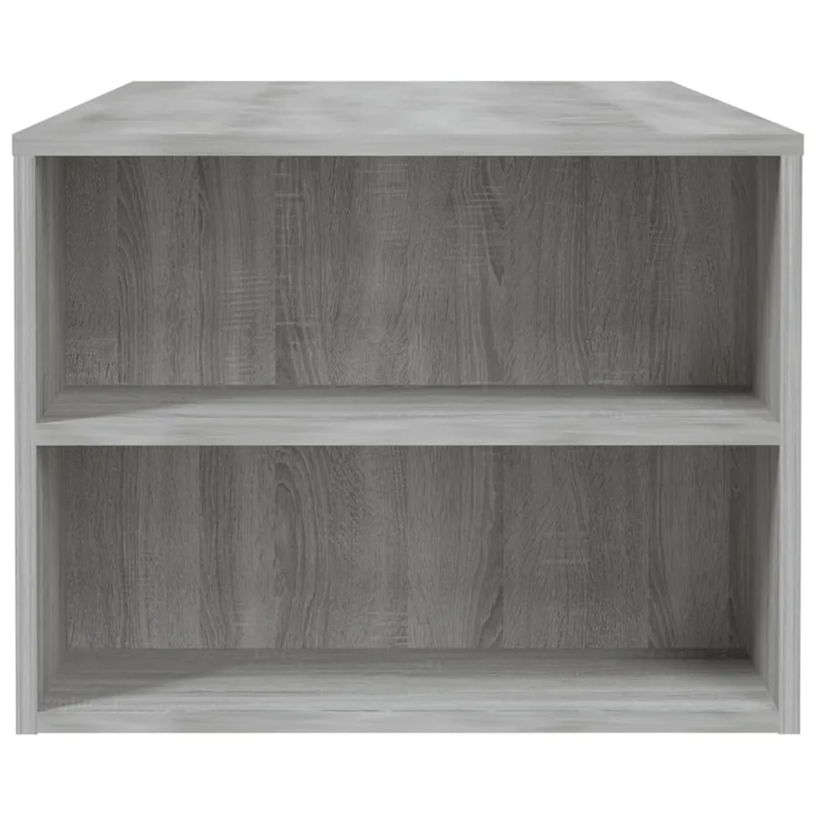 Table basse sonoma gris 102x55x42 cm bois d'ingénierie - 7